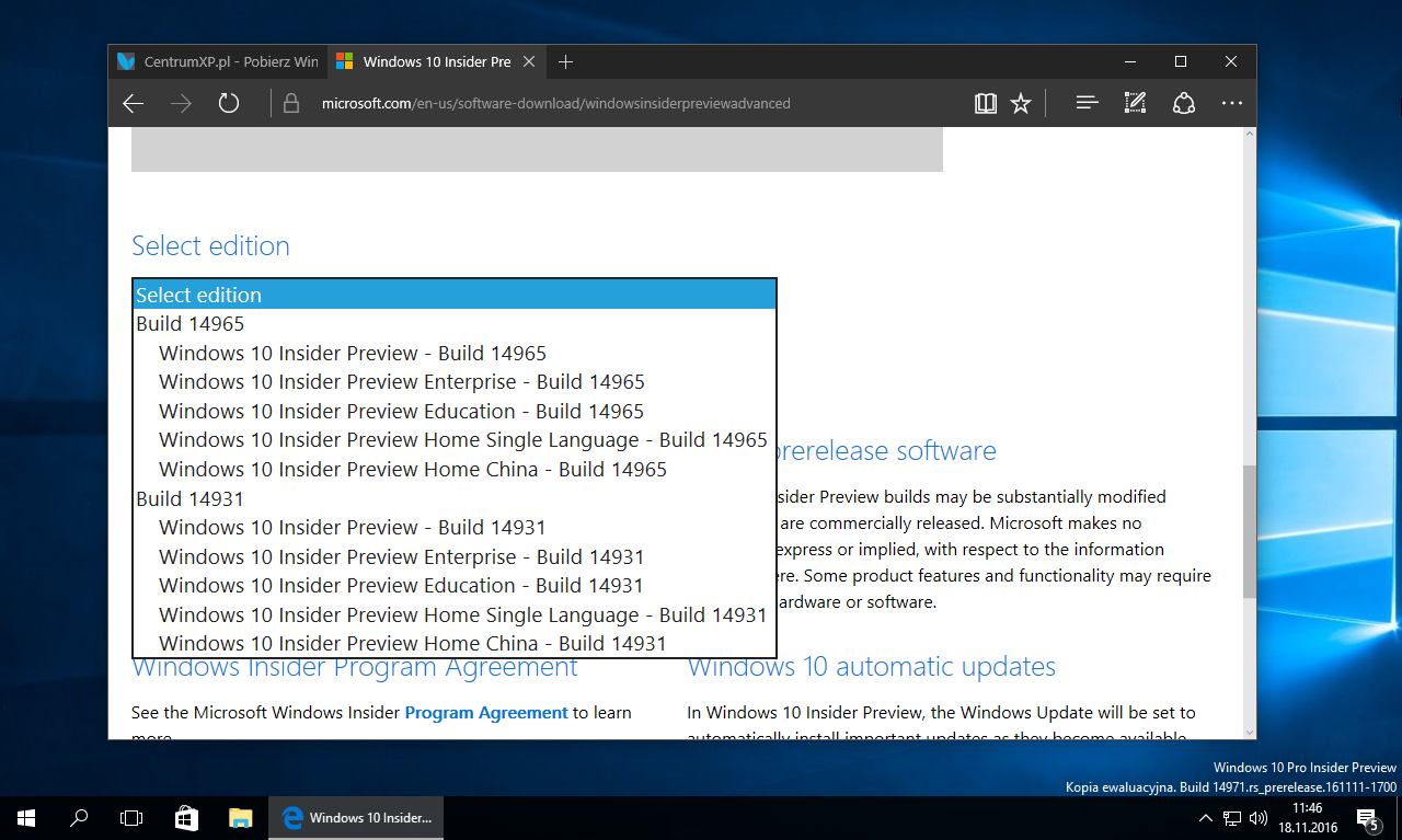 Windows 10 Creators Update ISO - pobierz za darmo