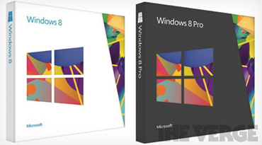 Pudełka Windows 8