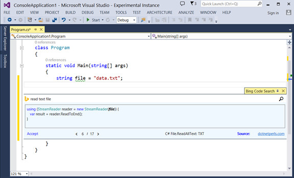 Bing Code Search