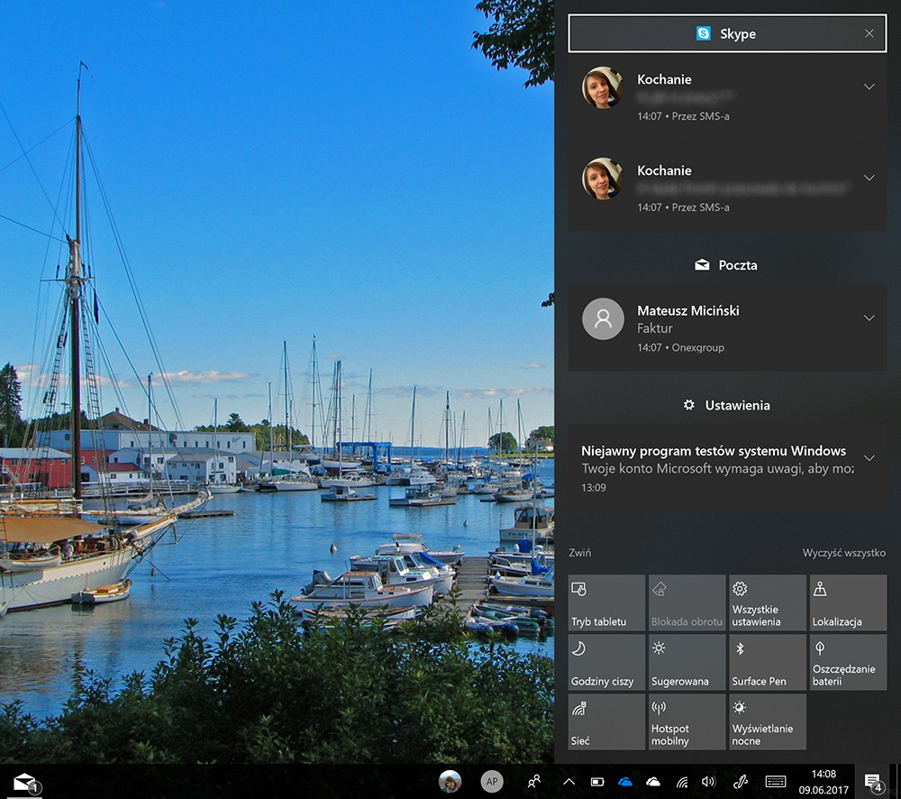 Nowości w Windows 10 Insider Preview kompilacja 16215