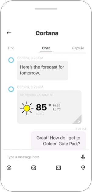 Cortana w Skype