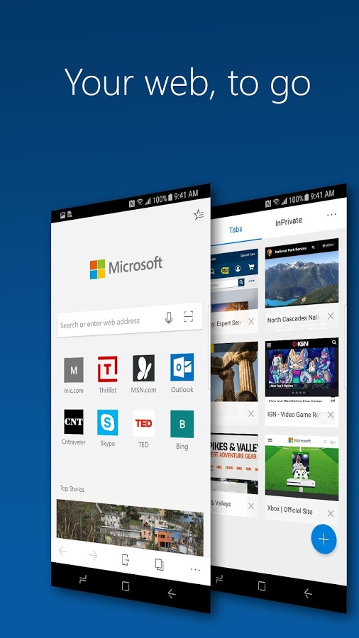 Microsoft Edge na Androida