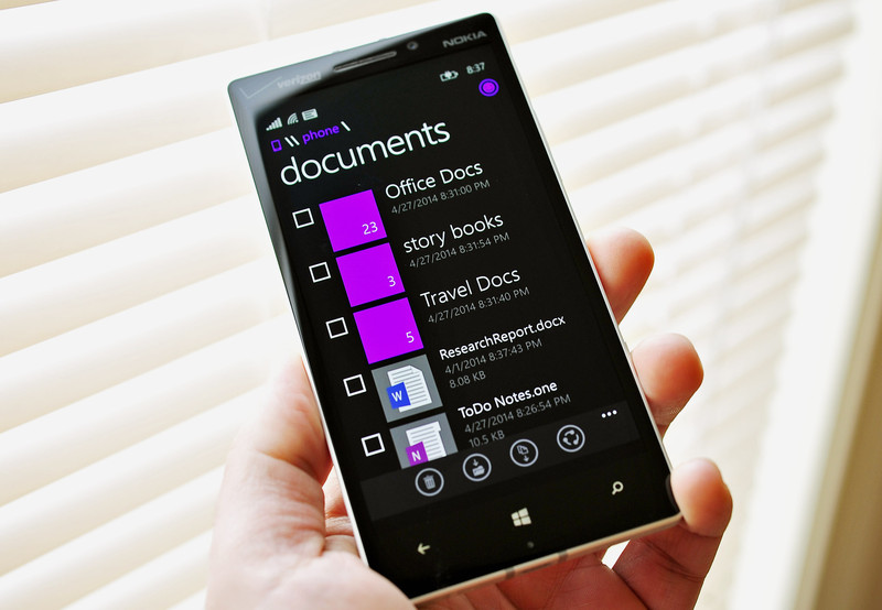 Files. Źródło: wpcentral.com