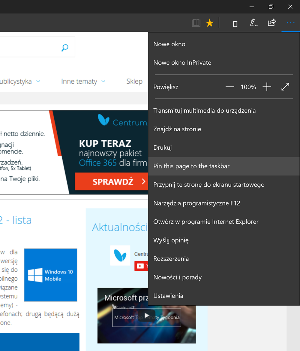 Nowości w Windows 10 Insider Preview kompilacja 16215