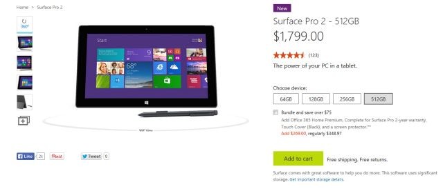 Surface 2 Pro 512GB
