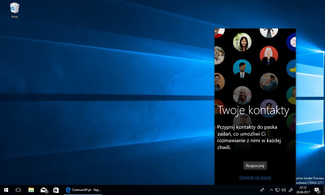 Windows 10 - Twoje kontakty