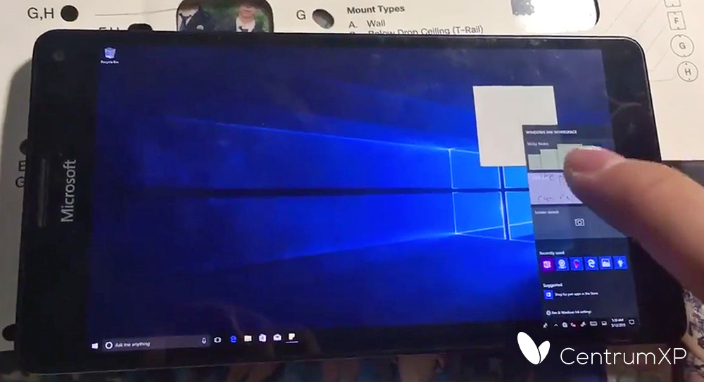 Windows 10 ARM na Lumii 950XL