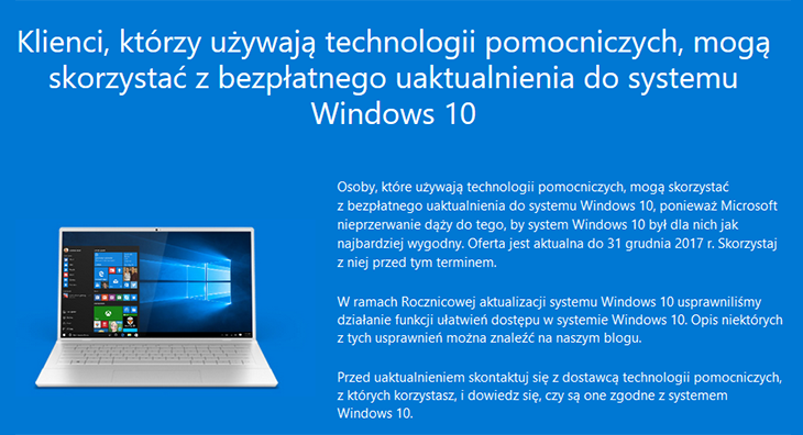 Windows 10 - darmowa aktualizacja z Windows 7 i Windows 8