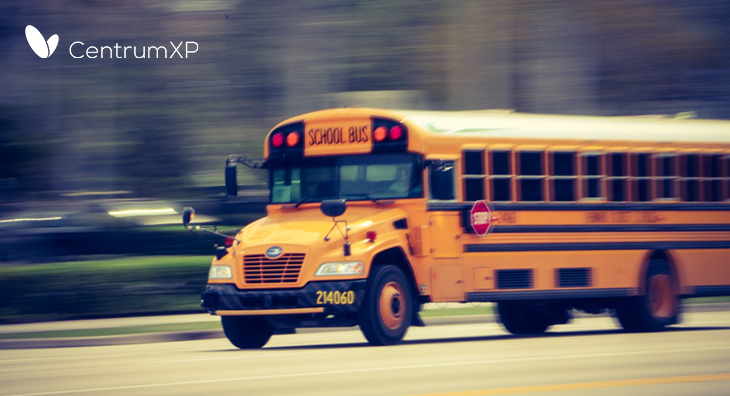 Autobusy szkolne w USA to codzienny widok