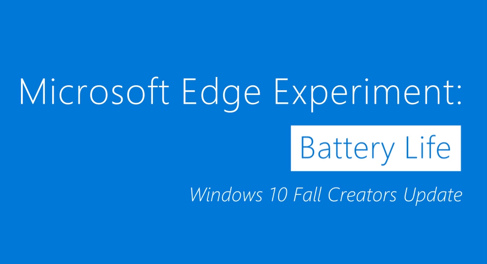Microsoft Edge - Test pracy na baterii FCU