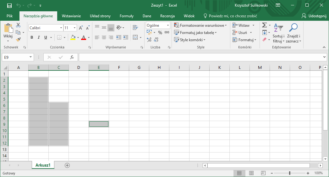 Jak odznaczyć komórki w Excel?