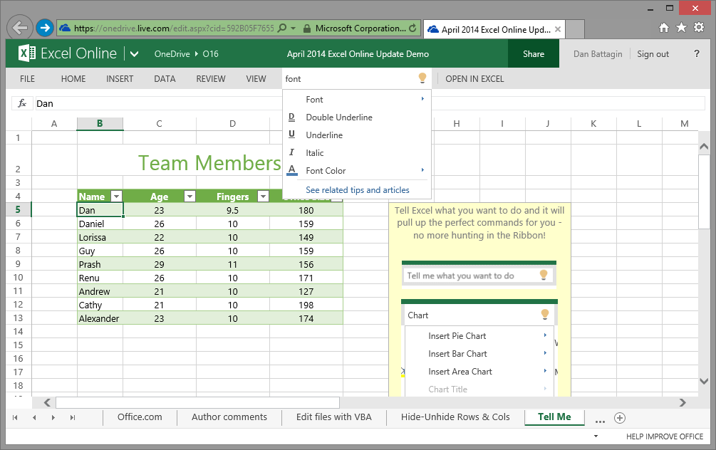 Excel Online