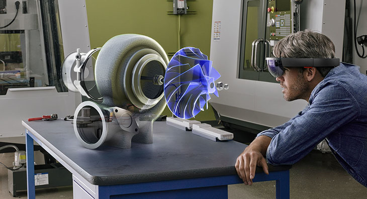 HoloLens wykorzystywane w inżynierii