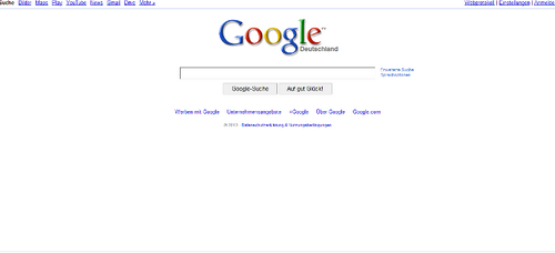 Google w IE5