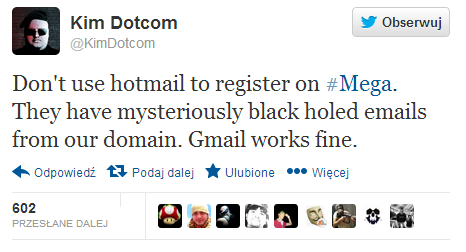 Kim Dotcom - Twitter