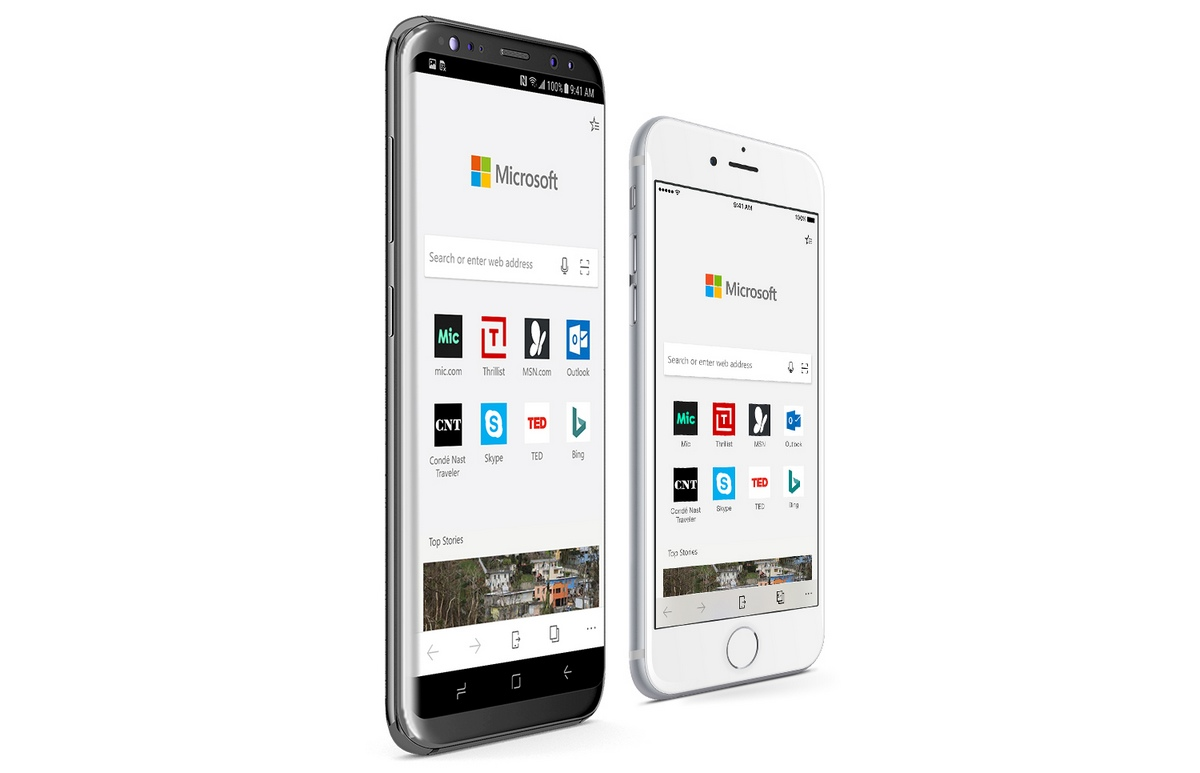 Microsoft Edge na Androida - pełna wersja