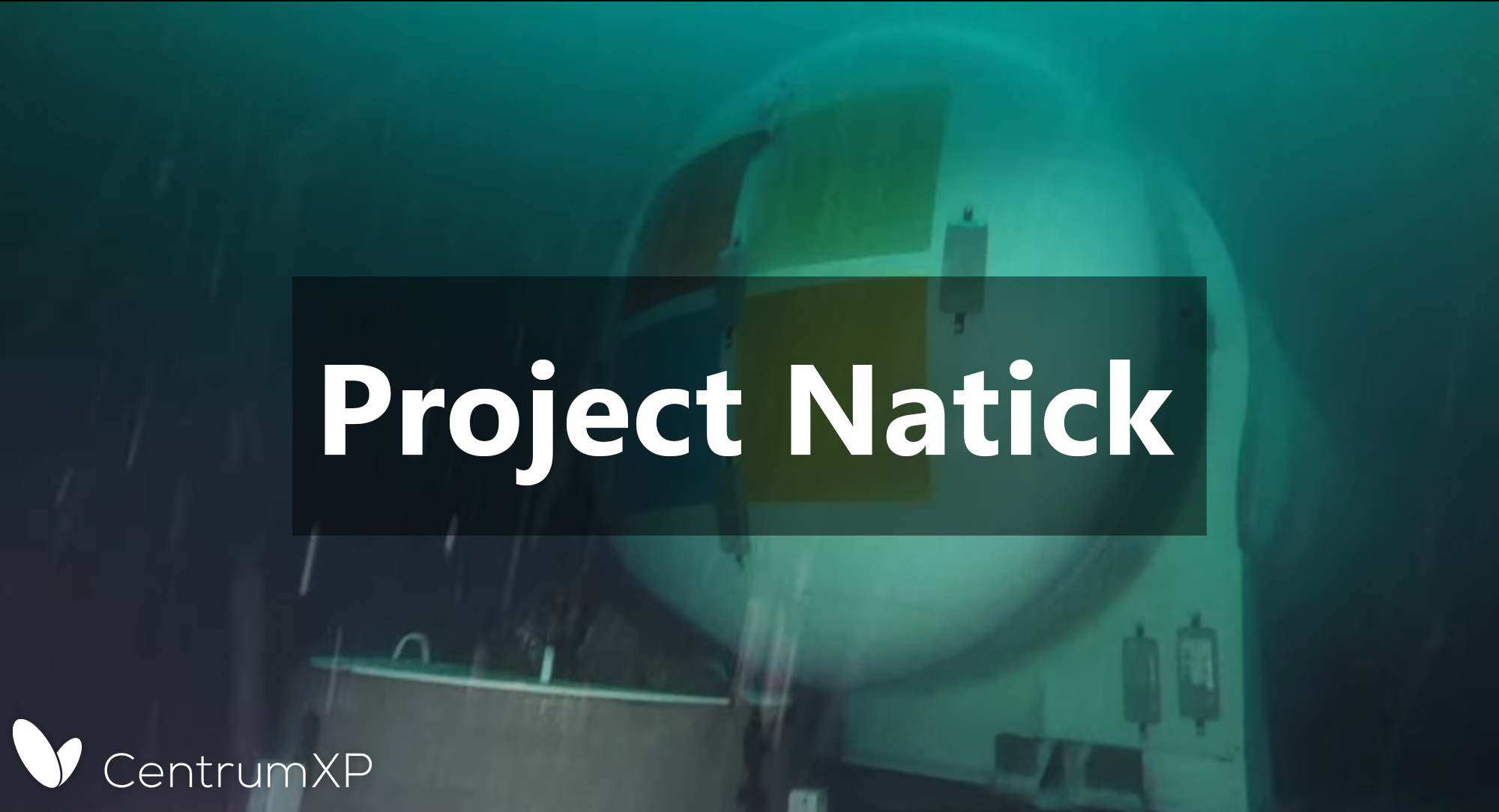 Podwodne centrum danych Microsoftu - Projekt Natick