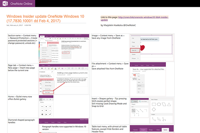Aktualizacja OneNote