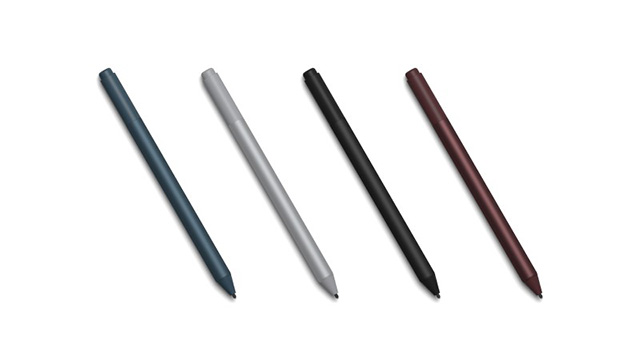 Najnowsza odsłona Surface Pen, we wszystkich wariantach kolorystycznych