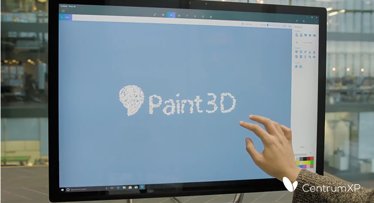 Paint 3D najlepiej spisuje się z dużymi ekranami