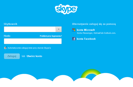 Integracja Skype i Microsoft Account