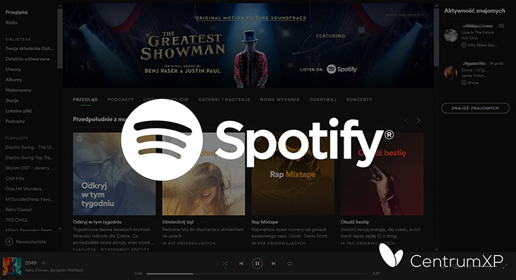 Spotify w Windows 10