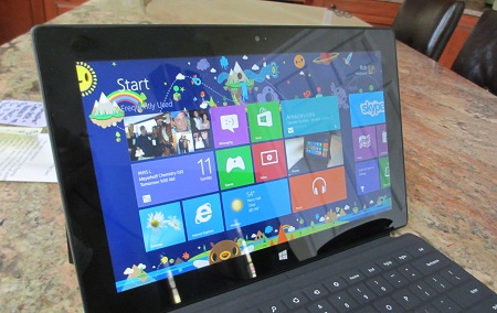 Surface RT po wypadku