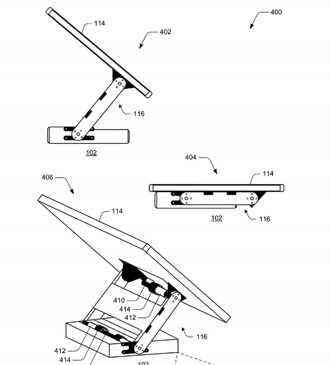 Projekt/patent Microsoft Surface AIO