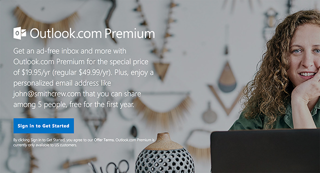 Usługa Outlook.com Premium
