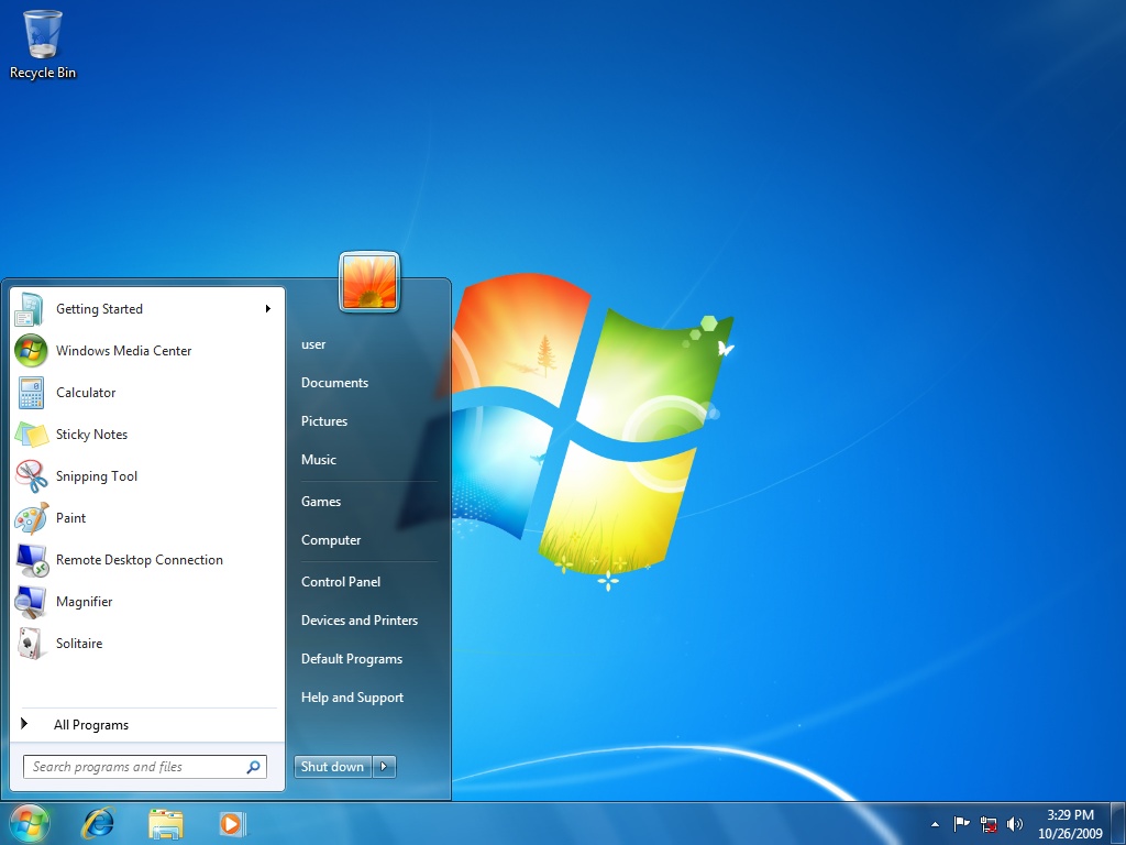 Windows 7. Źródło: http://blog.mattatobin.com