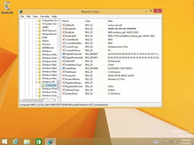 Update 1, build 17019
