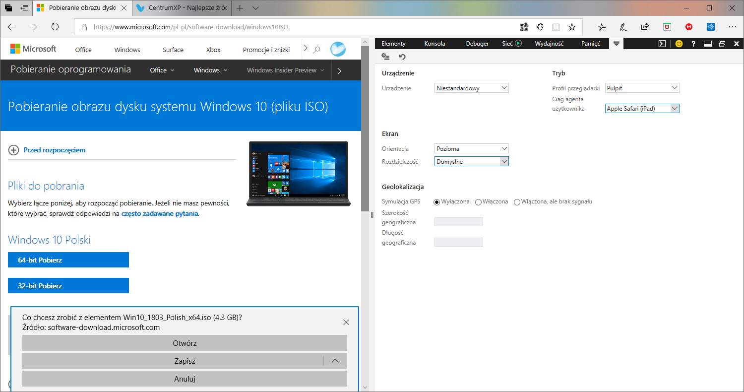 Windows 10 - gdzie pobrać obraz ISO