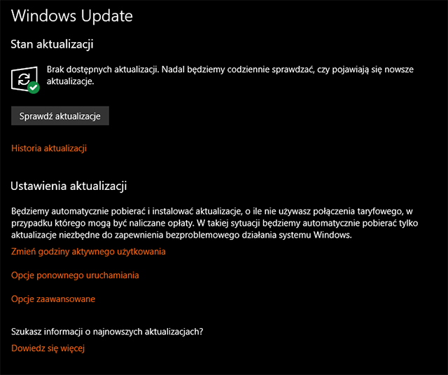 Windows Update w Insider Preview