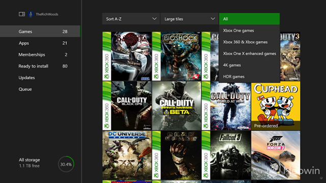 Nowe filtry w Xbox One