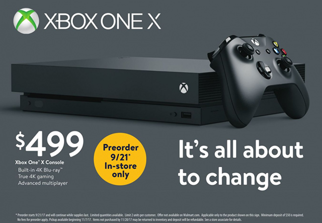 Grafika dotycząca oferty na Xbox One X