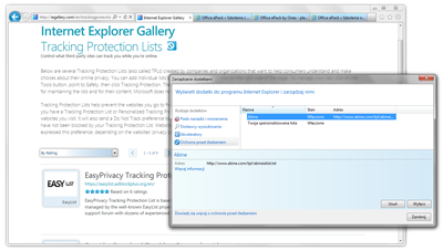 IE9 Tracking Protection