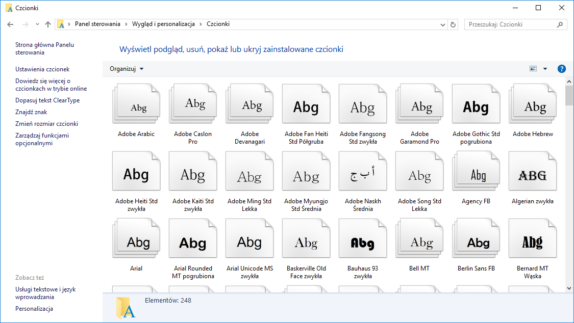 Jak dodać czcionkę do systemu Windows