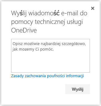 problem z synchronizacją plików OneDrive