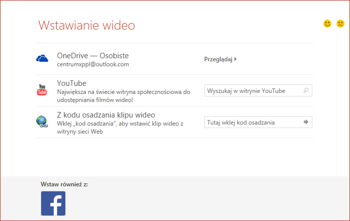 Wstawianie wideo w PowerPoint 2016