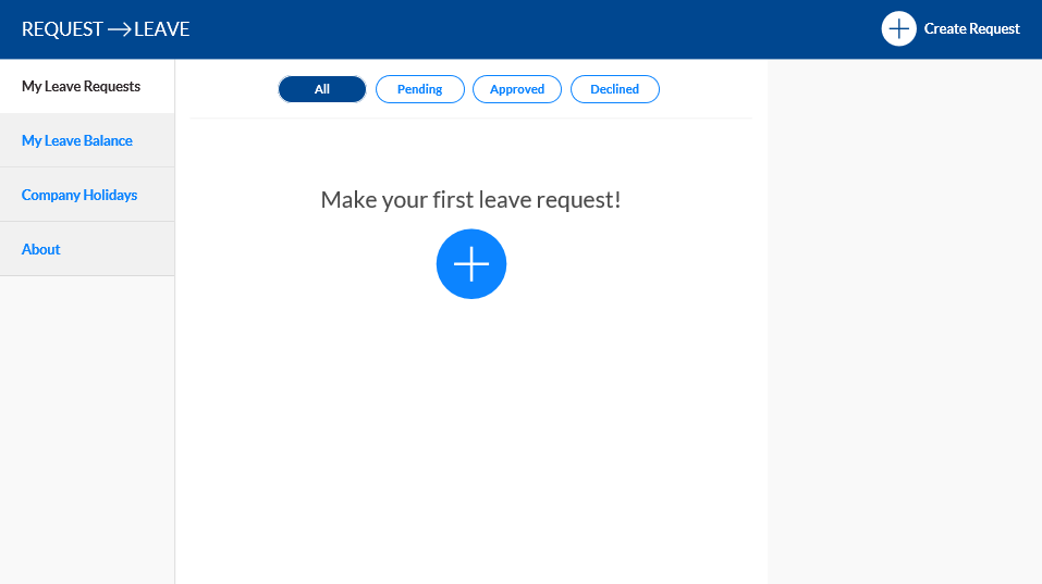 Leave Request PowerApps