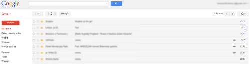 Interfejs Gmail