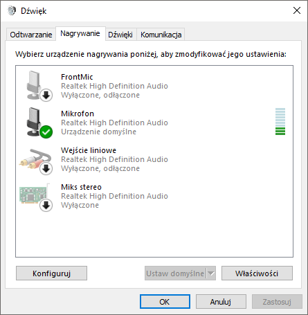 Windows 10: Jak włączyć mikrofon?