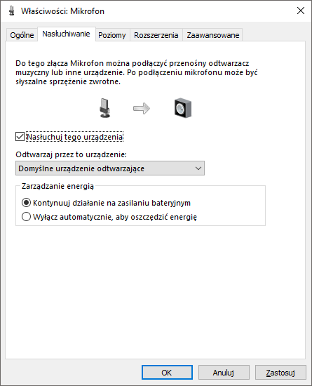 Windows 10: Jak usłyszeć dźwięk z mikrofonu w głośnikach?