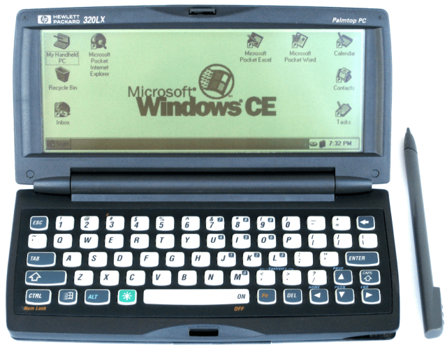 Windows CE na urządzeniu firmy HP