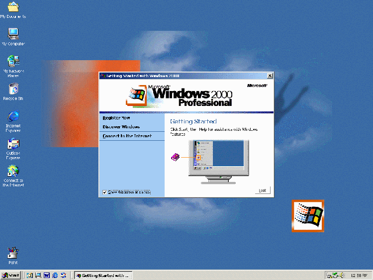 Pulpit systemu Windows 2000