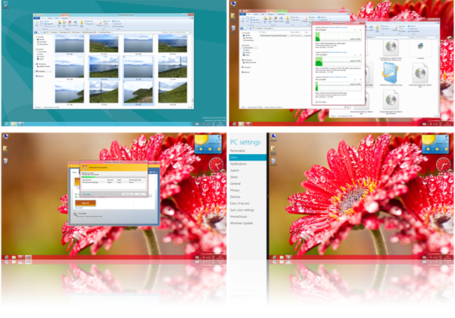 Aero UI w Windows 8