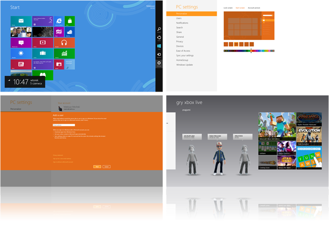 Metro UI w Windows 8