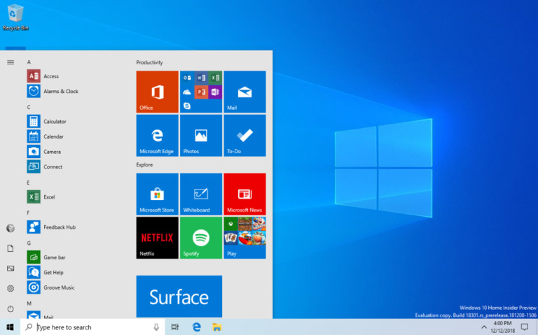 Windows 10 19H1 build 18305 - co nowego?