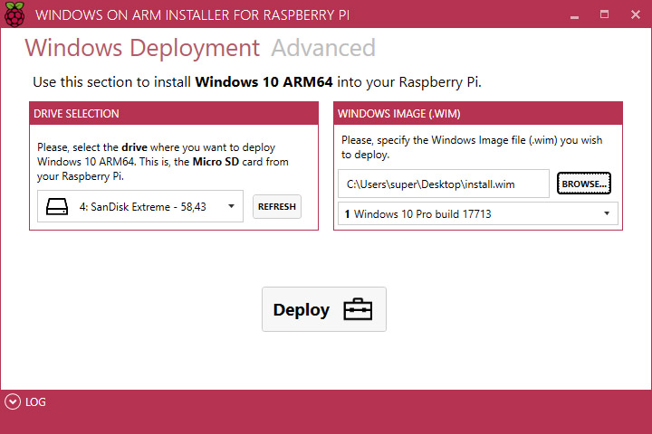 WoA Installer for Raspberry Pi