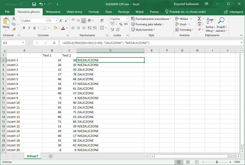5 najlepszych funkcji w Excel